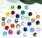 200 Pieces 8mm Briolette Crystal Glass Beads for Jewelry Making, Rondelle Crystal Beads for Crafts Wind Chimes Suncatchers, Briolette Rondelle Finding Spacer Beads (Crystal Clear, White)